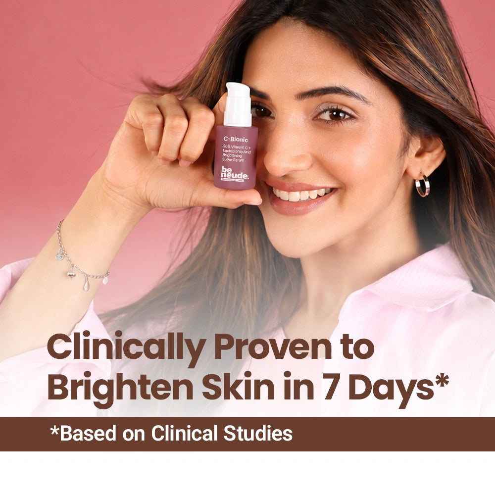 C-Bionic Brightening Serum Clinically Proven Results