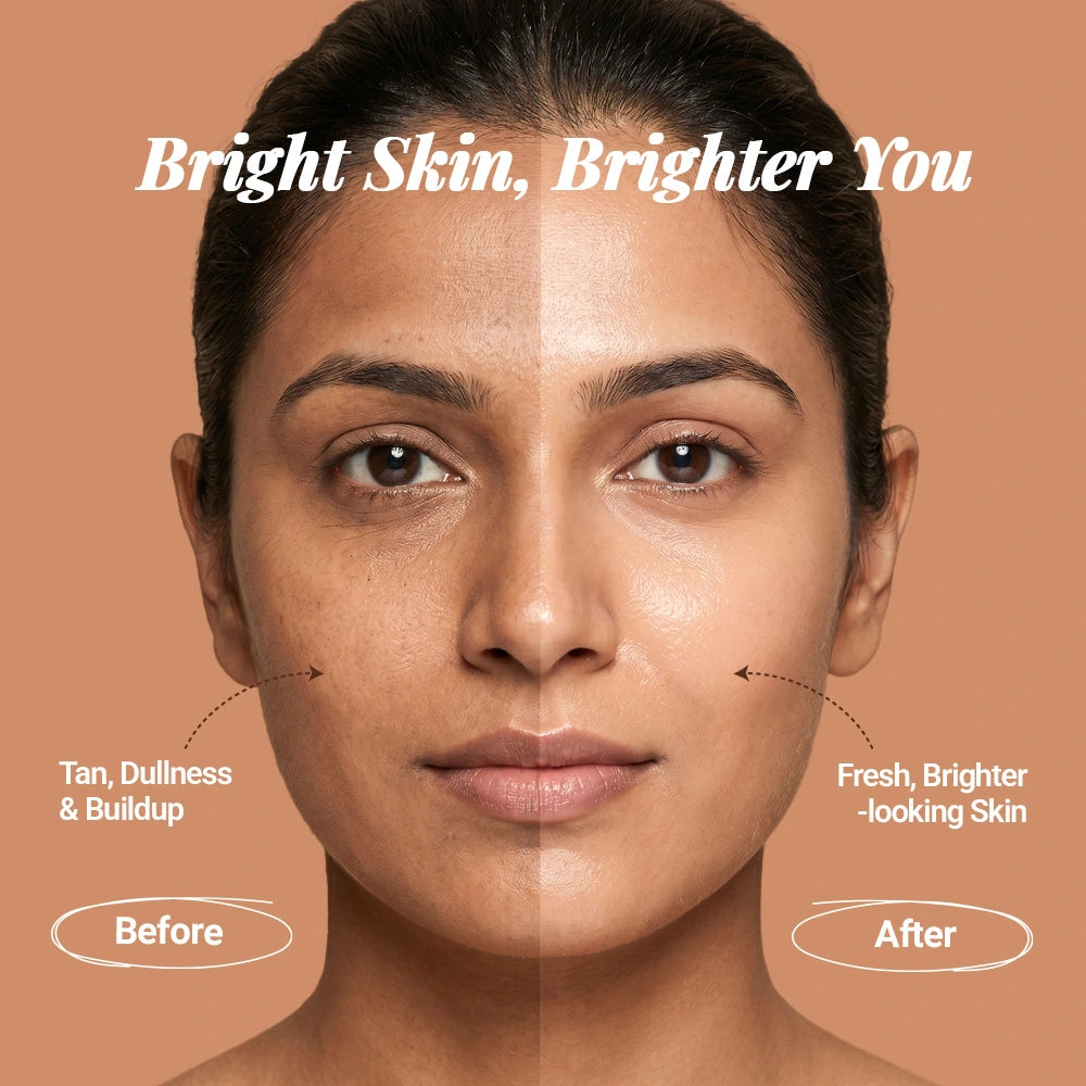 Brightside - Skin Brightening and Detanning Gel Face Wash with Goat Milk, Vitamin C & Tartaric Acid