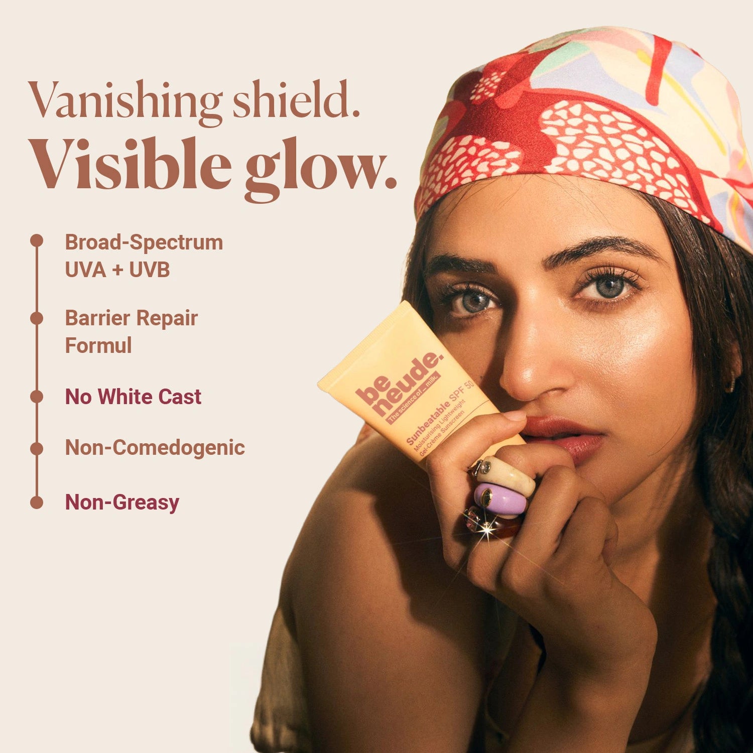 In-Vivo Tested Sunbeatable SPF50+ Ultra Lightweight, Gel Crème Sunscreen