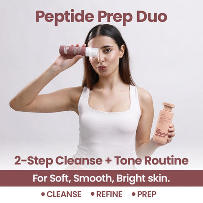 The Peptide Prep - Milk Cleanse & Tone Routine