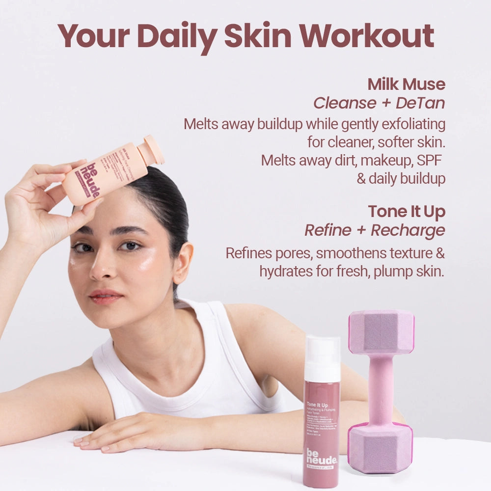 The Peptide Prep - Milk Cleanse & Tone Routine
