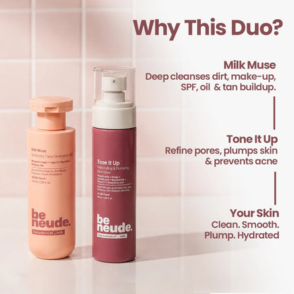 The Peptide Prep - Milk Cleanse & Tone Routine