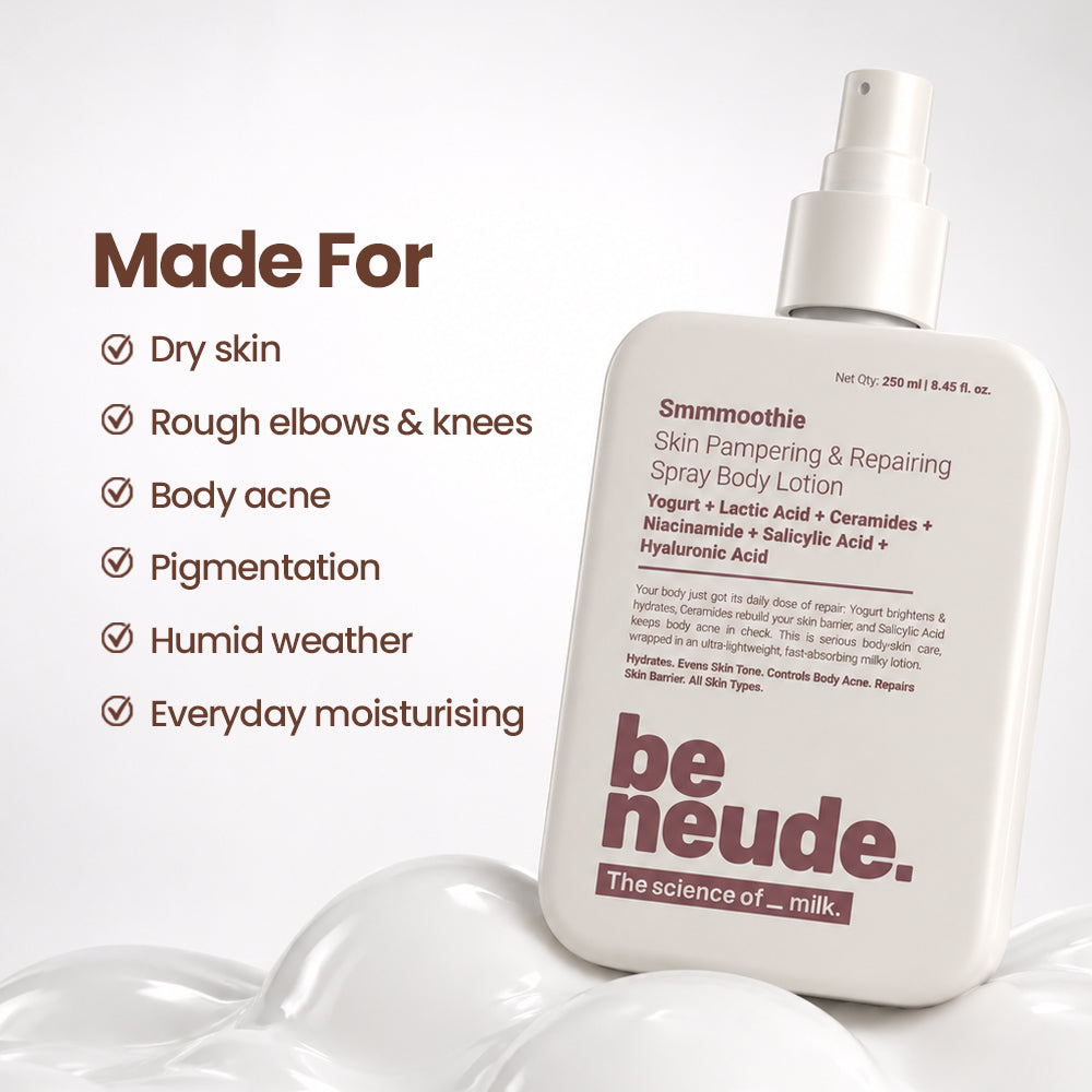Smmmoothie Moisturizing Body Lotion Spray for Even-toned Dewy Hydration
