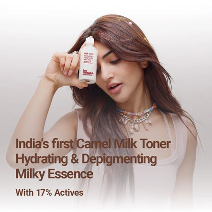 Milk Tonic: Depigmenting & Hydrating Milky Toner with 10% Actives, Camel Milk, Ceramides, Snail Mucin