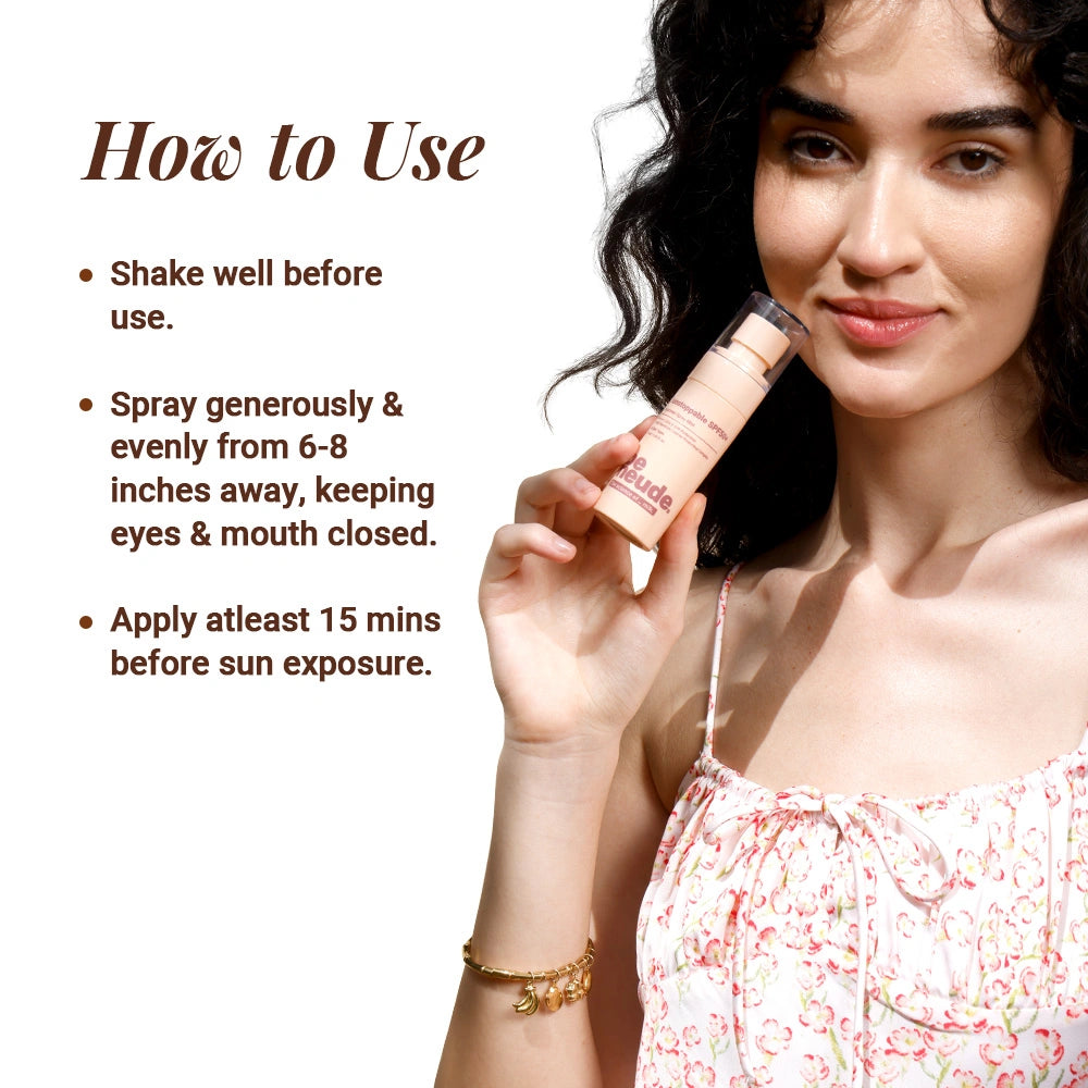 Sunstoppable Spray Mist Sunscreen In-Vivo Tested SPF 50+
