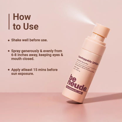 Sunstoppable Spray Mist Sunscreen In-Vivo Tested SPF 50+