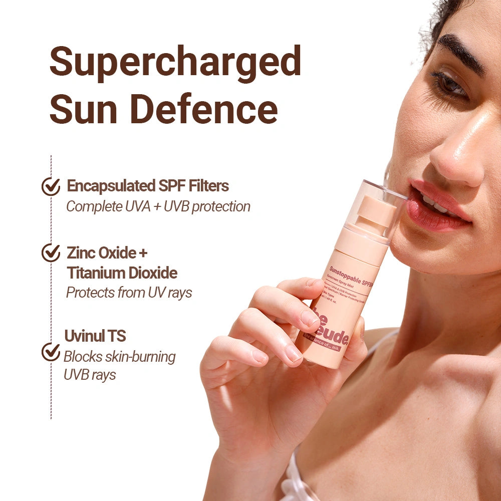 Sunstoppable Spray Mist Sunscreen In-Vivo Tested SPF 50+