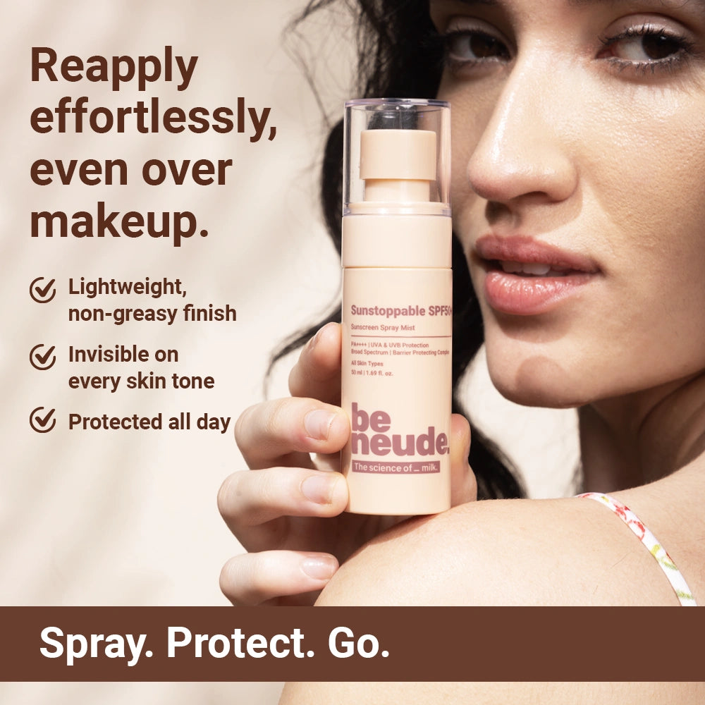 Sunstoppable Spray Mist Sunscreen In-Vivo Tested SPF 50+