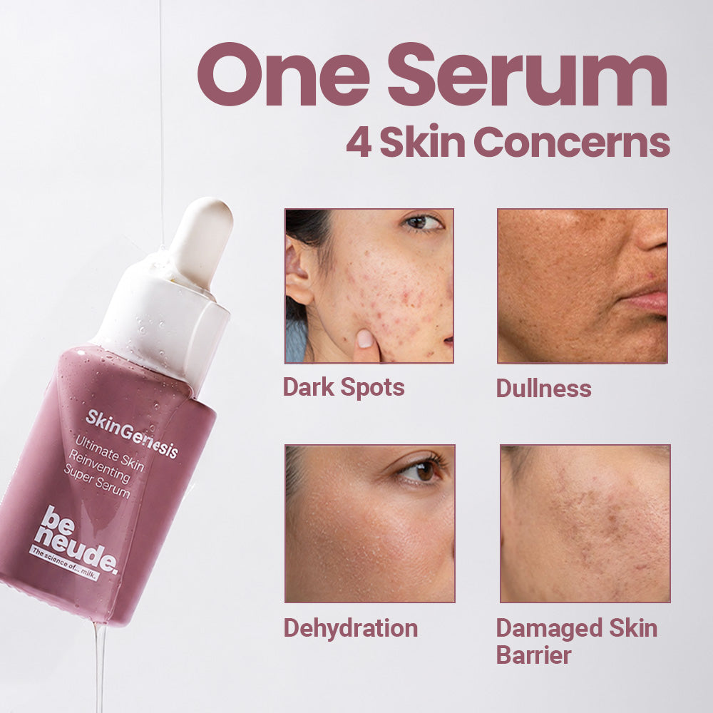 SkinGenesis Super Serum with Niacinamide+Lactic Acid+Hyaluronic Acid
