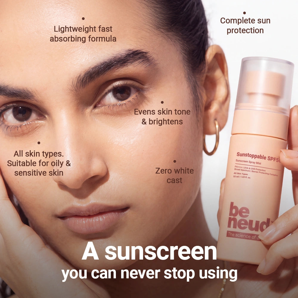 Sunstoppable Spray Mist Sunscreen In-Vivo Tested SPF 50+